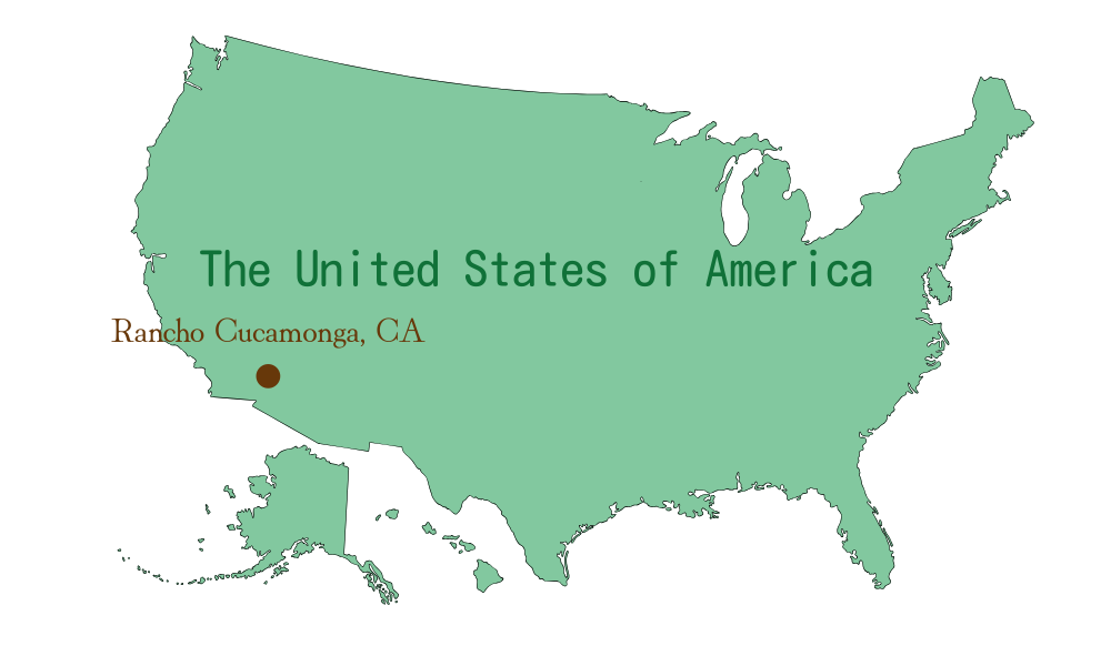 Map of USA